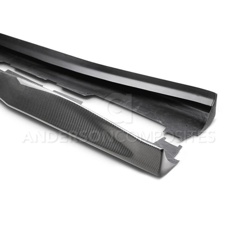 Anderson Composites 2016+ Chevy Camaro Type-AZ Fiber Rockers - Burkken Auto Parts