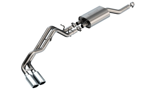 Borla 2024+ Ford Ranger XLT S Type Catback System - Chrome Tip - Burkken Auto Parts