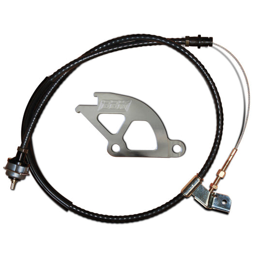 BBK 79-95 Mustang Adjustable Clutch Quadrant And Cable Kit - Burkken Auto Parts
