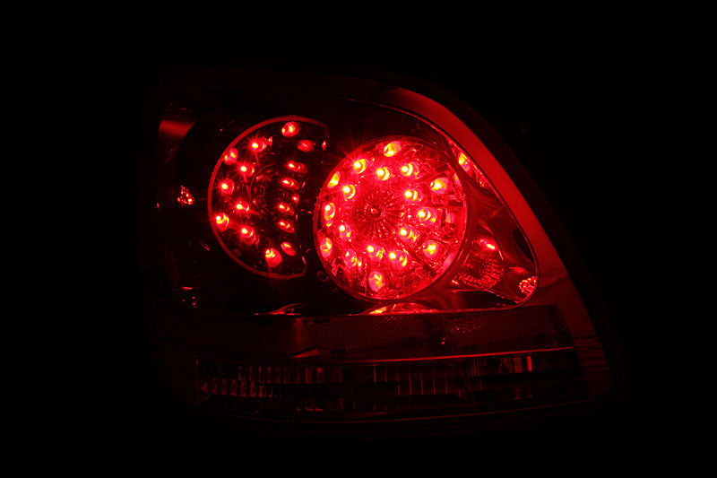 ANZO 1998-2005 Lexus Gs300 LED Taillights Red/Clear - Burkken Auto Parts