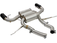 aFe MACHForce XP 2.5in Axle Back Stainless Exhaust w/ Black Tips 07-13 BMW 335i 3.0L L6 (E90/92) N55 - Burkken Auto Parts