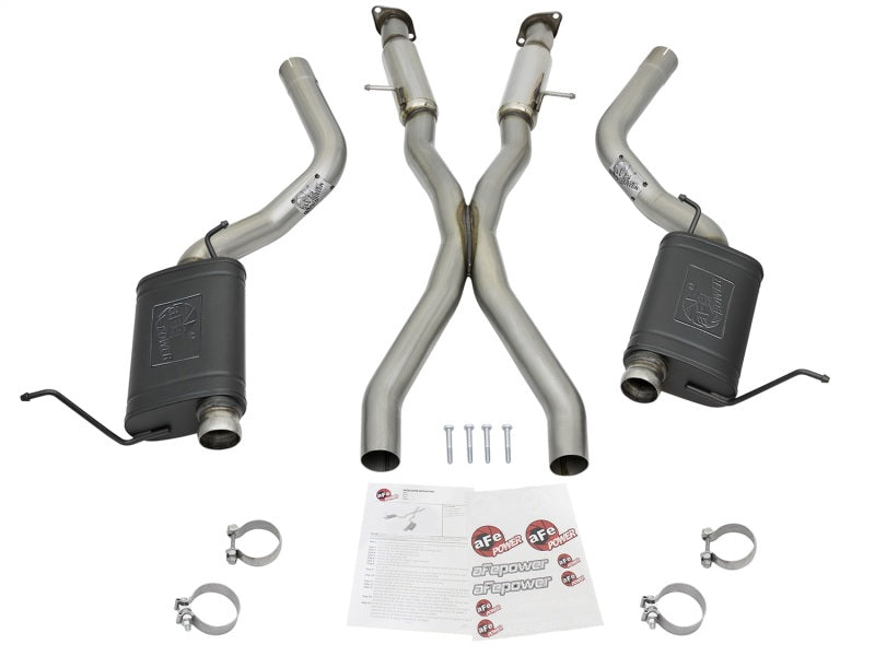 aFe MACHForce XP 12-17 Jeep Grand Cherokee WK2 SRT8 V8-6.4L 304SS Cat-Back Exhaust System - Burkken Auto Parts