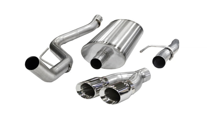 Corsa 2011-2014 Ford F-150 5.0L V8 Polished Sport Cat-Back Exhaust - Burkken Auto Parts