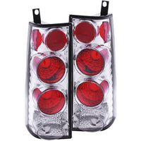 ANZO 1996-2002 GMC Savana Taillights Chrome - Burkken Auto Parts