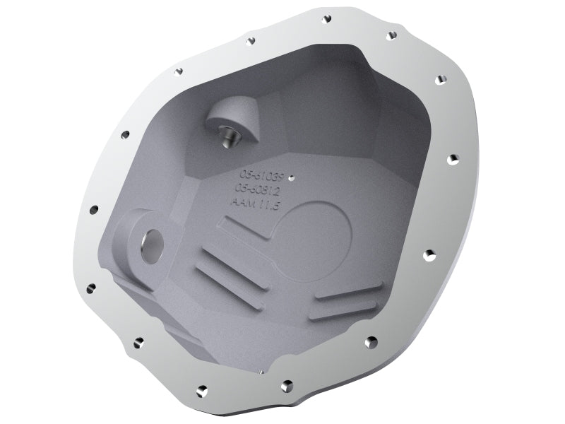 aFe Street Series Rear Differential Cover Raw w/ Machined Fins 19-20 Ram 2500/3500 - Burkken Auto Parts