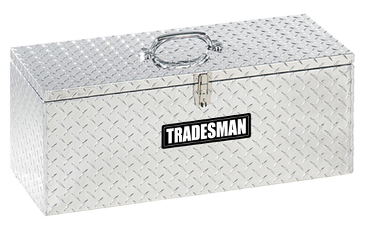 Tradesman Aluminum Handheld Tool Box (30in.) - Brite - Burkken Auto Parts
