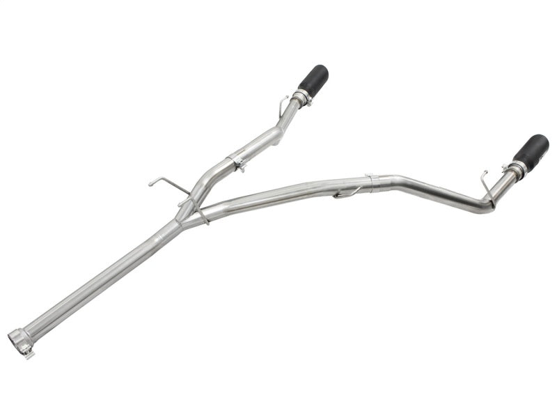 aFe MACHForce XP DPF-Back Exhaust 2.5in SS with Black Tips 2014 Dodge Ram 1500 V6 3.0L EcoDiesel - Burkken Auto Parts