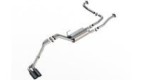 Borla 22-24 Nissan Frontier S-Type Cat Back System - Black Chrome - Burkken Auto Parts