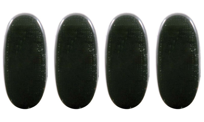 ANZO 2011-2016 Ford F-350 LED Fender Light Kit Smoke 2pc Amber / 2pc Red - Burkken Auto Parts