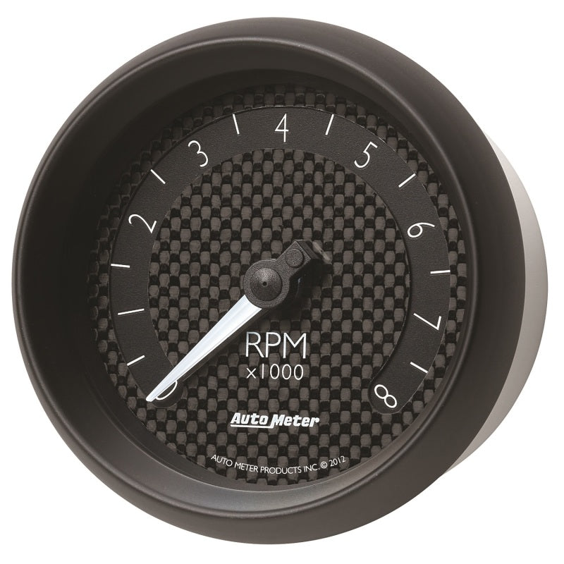 Autometer GT Series 3-3/8in In Dash 8K RPM Tachometer - Burkken Auto Parts