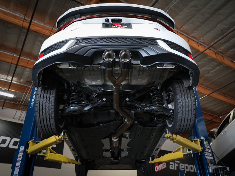 aFe Takeda 2.5in 304SS Cat-Back Exhaust System 17-20 Honda Civic SI Coupe L4-1.5L (t) - Burkken Auto Parts