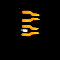 AlphaRex 94-01 Dodge Ram 1500/2500/3500 LUXX-Series LED Tail Lights - Alpha-Black - Burkken Auto Parts