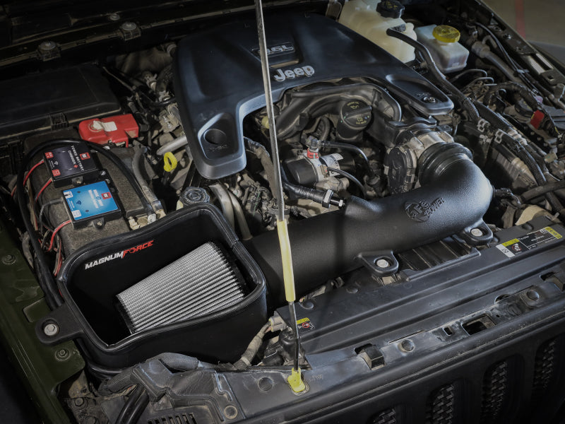 aFe Magnum FORCE Stage-2 Pro Dry S Cold Air Intake System Jeep Wrangler (JL) 18-23 V6-3.6L - Burkken Auto Parts