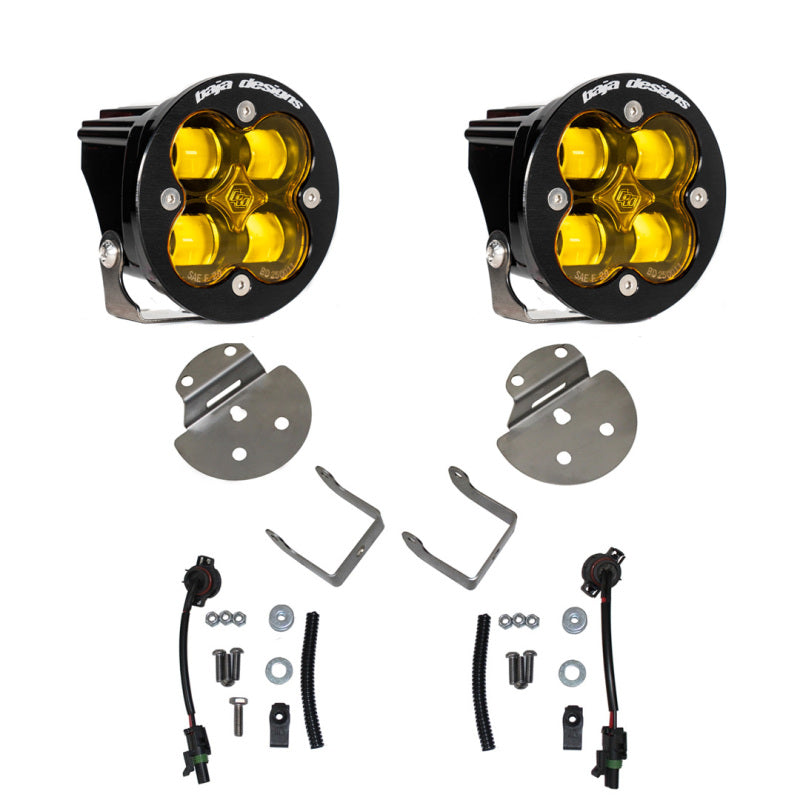 Baja Designs 15-19 Canyon/Colorado Fog Light & Fog Pocket Kit - Amber - Burkken Auto Parts