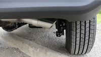 Corsa 2018-2025 Jeep Wrangler JL 2.5in Dual Rear Turn Down Exit Black Sport Axle-Back Exhaust - Burkken Auto Parts