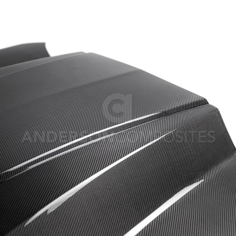 Anderson Composites 2016+ Chevy Camaro Carbon Fiber Double Sided Hood - Burkken Auto Parts