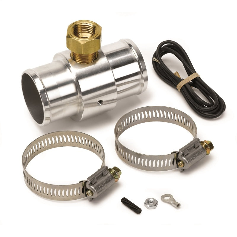 Autometer Radiator Hose Adapter 1.5in, 0.375in NPTF Female, Aluminum - Burkken Auto Parts