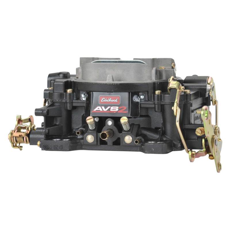 Edelbrock Carburetor AVS2 Series 650 CFM Manual Choke Black Powder Coated (Non-EGR) - Burkken Auto Parts