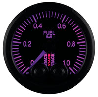 Autometer Stack 52mm 0-1 Bar M10 Male Pro-Control Fuel Pressure Gauge - Black - Burkken Auto Parts