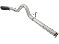 aFe ATLAS 5in DPF-Back Alum Steel Exhaust System w/Black Tip 2017 Ford Diesel Trucks V8-6.7L (td) - Burkken Auto Parts