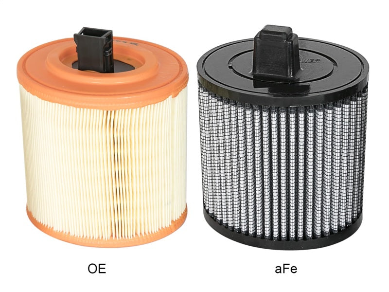 aFe MagnumFLOW Air Filters OER Pro Dry S A/F 16-17 Cadillac ATS-V V6-3.6L (tt) - Burkken Auto Parts
