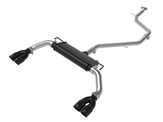 aFe 19-21 Lexus UX200 Takeda 2in - 2.5in. 304 SS Cat-Back Exhaust System w/ Black Tip - Burkken Auto Parts