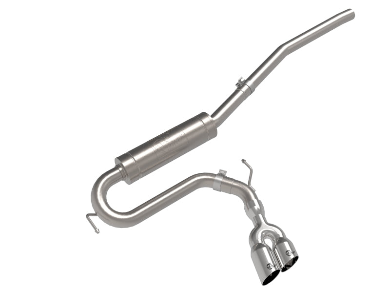 aFe 22-23 Ford Maverick EcoBoost L4 2.0L(t) Rebel Series 2-1/2in 304 SS Cat-Back w/ Polished Tip - Burkken Auto Parts