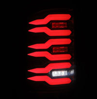 AlphaRex 07-13 GMC Sierra 1500/07-14 2500/3500HD (No Clsc/Dually) Luxx-Series LED Tail Lghts Blk Red - Burkken Auto Parts