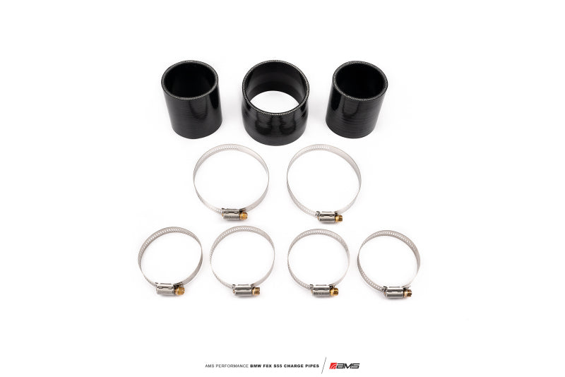 AMS Performance 15-18 BMW M3 / 15-20 BMW M4 w/ S55 3.0L Turbo Engine Charge Pipes - Burkken Auto Parts
