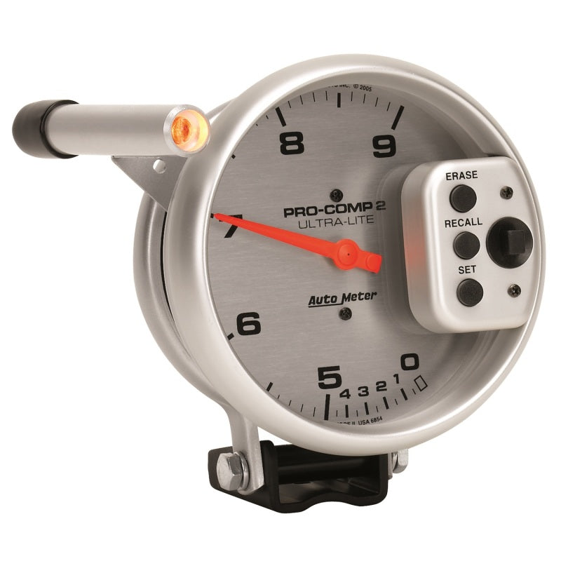 Autometer Ultra-Lite 5 inch 9000 RPM Dual Range w/ Shift-Lite and Memory Tach - Burkken Auto Parts