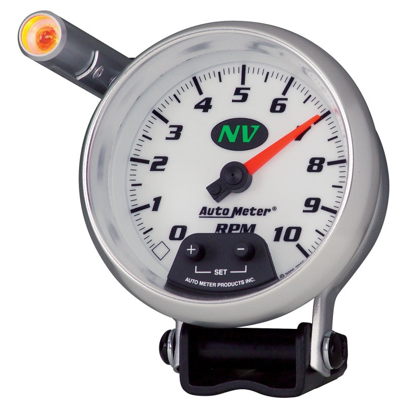 Autometer Quick Lite 3 3/4in 10k RPM Pedestal Tachometer w/ ext. - Burkken Auto Parts