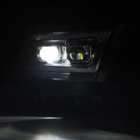 AlphaRex 19-22 Dodge Ram 1500 LUXX LED Proj Headlights Black w/Seq Activation Light/Seq Signal/DRL - Burkken Auto Parts