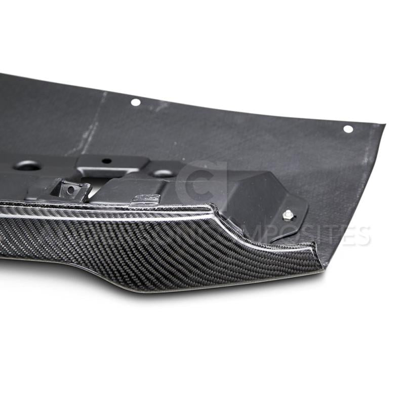 Anderson Composites 2015-2017 Ford Mustang Shelby GT350 Carbon Fiber Front Splitter (3 PC) - Burkken Auto Parts