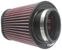 K&N Universal Clamp-On Air Filter 3-1/2in 10 Degree Flange 5-3/4in B 4-1/2in x 3-1/4in T 7in H - Burkken Auto Parts