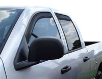 AVS 06-08 Dodge RAM 1500 Mega Cab Ventvisor In-Channel Front & Rear Window Deflectors 4pc - Smoke - Burkken Auto Parts