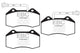 EBC 14+ Alfa Romeo 4C 1.75 Turbo Greenstuff Front Brake Pads - Burkken Auto Parts