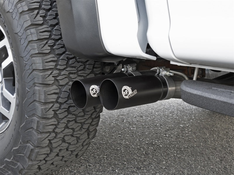 aFe POWER Rebel Series 3in 409 SS Cat Back Exhaust w/ Black Tips 17 Ford F-150 Raptor V6-3.5L - Burkken Auto Parts