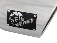 aFe MACH Force-XP 304 SS Right Side Single Wall Polished Exhaust Tip 4in Inlet x 6in Outlet x 12in L - Burkken Auto Parts
