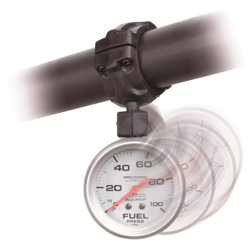 AutoMeter Gauge Mount Roll Pod For 1.75in. Roll Cage Fits 2-5/8in. Gauge Black - Burkken Auto Parts