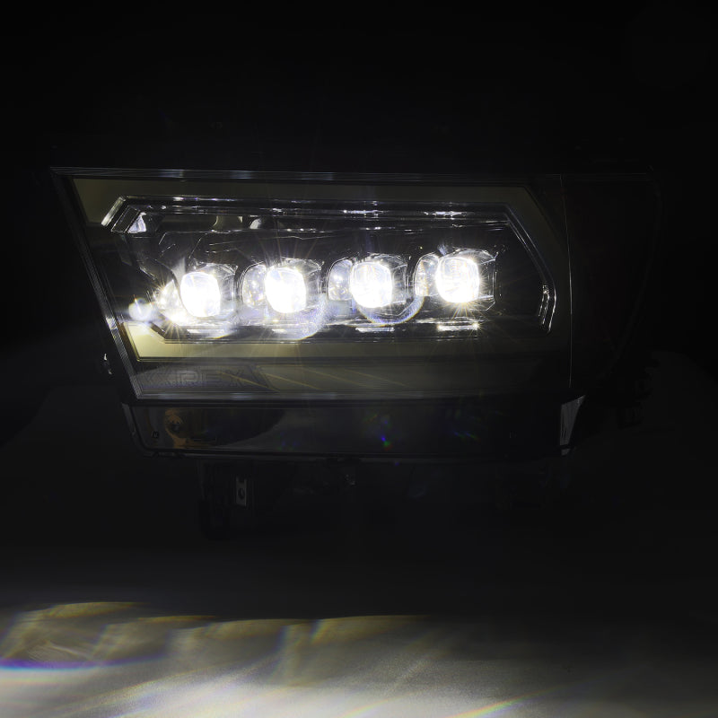 AlphaRex 19-23 Dodge Ram 1500 (No Clsc/Ltd/TRX) NOVA-Series LED Proj HL Alpha-Black (Converter Req.) - Burkken Auto Parts