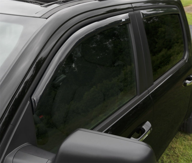 AVS 2019 RAM 1500 Crew Cab Ventvisor In-Channel Window Deflectors - 4pc - Smoke - Burkken Auto Parts