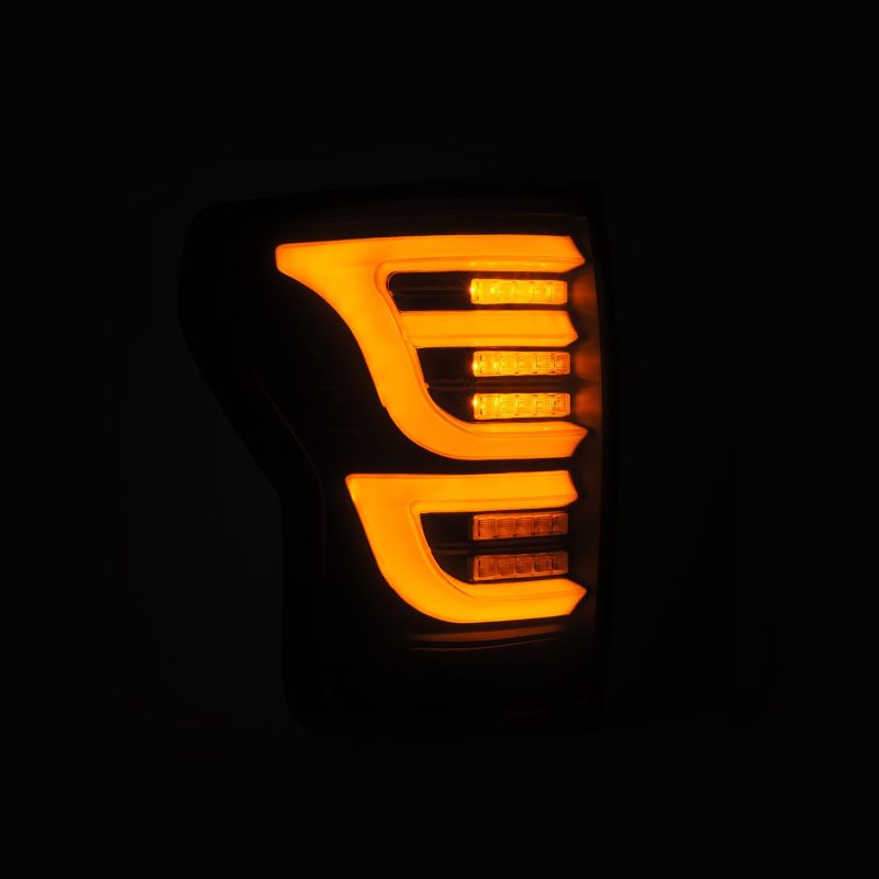 AlphaRex 07-13 Toyota Tundra LUXX-Series LED Tail Lights Black - Burkken Auto Parts