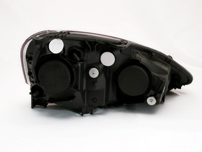 ANZO 2002-2004 Acura RSX Crystal Headlights Black - Burkken Auto Parts