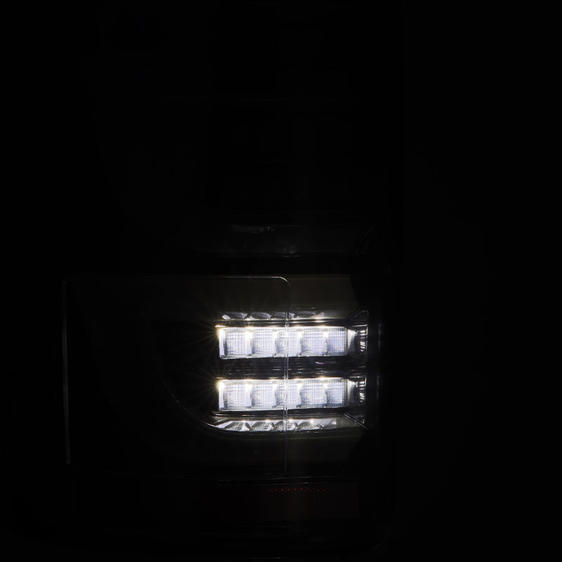 AlphaRex 15-20 Ford F150 Luxx-Series LED Tail Lights Alpha-Black - Burkken Auto Parts