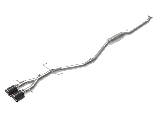 aFe Takeda 2.5in 304SS Cat-Back Exhaust System 17-20 Honda Civic SI Coupe L4-1.5L (t) - Burkken Auto Parts