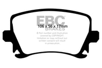 EBC 06-13 Audi A3 2.0 Turbo (Girling rear caliper) Redstuff Rear Brake Pads - Burkken Auto Parts