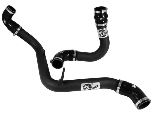 aFe Bladerunner 2.5in Intercooler Hot and Cold Side Tubes, 13-14 Ford Focus ST 2.0L (t) *Black* - Burkken Auto Parts