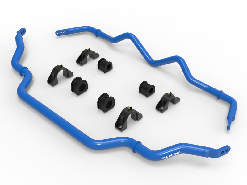 aFe 16-21 Infiniti Q50/Q60 3.0L (tt) Front and Rear Sway Bar Set Blue - Burkken Auto Parts