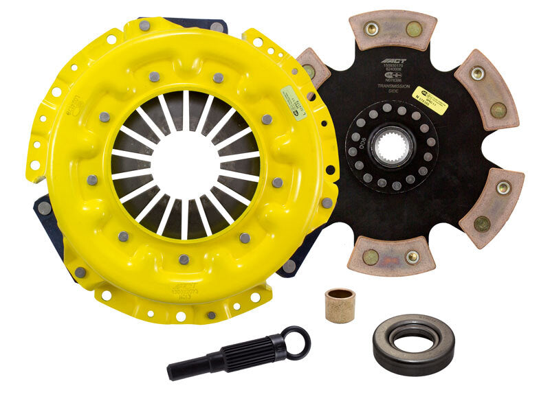 ACT 1990 Nissan 300ZX HD/Race Rigid 6 Pad Clutch Kit - Burkken Auto Parts