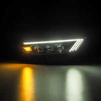 AlphaRex 15-17 Ford Mustang NOVA Series LED Projector Headlights Blk - Burkken Auto Parts